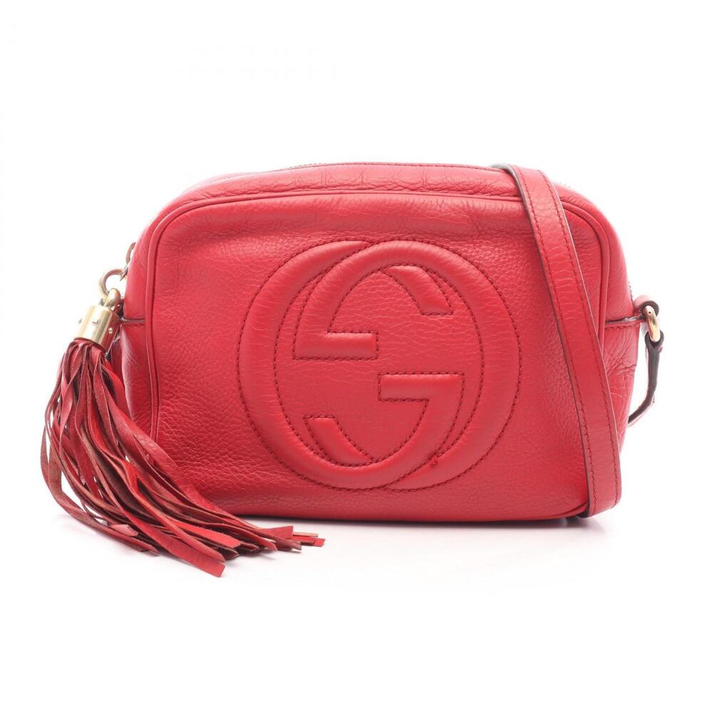 Gucci Soho Disco Bag, Interlocking G, Shoulder Bag/Handbag, Leather, Women's,...